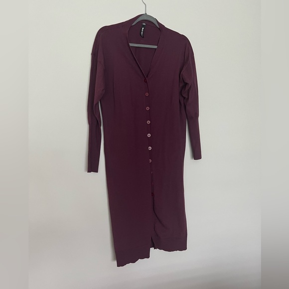 Design Lab Cardigan Sweater Dress - Picture 1 of 4